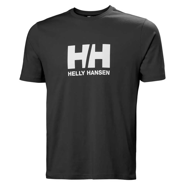 Marškinėliai Helly Hansen Logo T-shirt 3.0 Black