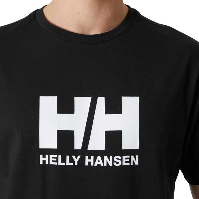 Marškinėliai Helly Hansen Logo T-shirt 3.0 Black