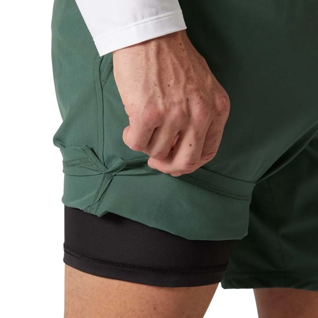 Spodnie Helly Hansen Rapide 7'' Shorts Green