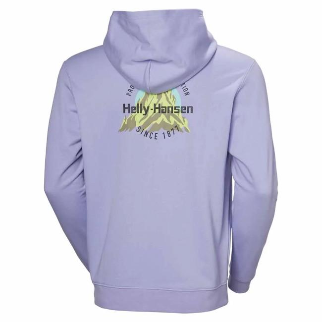 Sweatshirt helly hansen CORE GRAPHIC HOODIE Bright Lavende