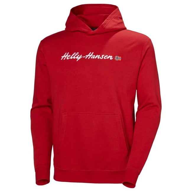 Sweatshirt helly hansen CORE GRAPHIC SWEAT HOODIE Red