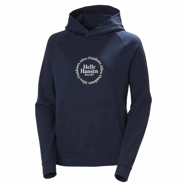 Mikina helly hansen CORE GRAPHIC HOODIE Navy