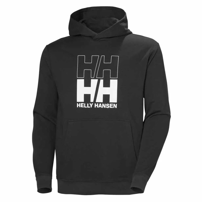 Sweatshirt helly hansen CORE GRAPHIC SWEAT HOODIE Black