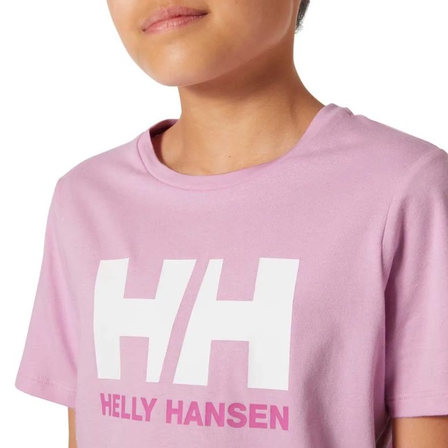 Tričko helly hansen JR LOGO T-SHIRT Cherry Blossom