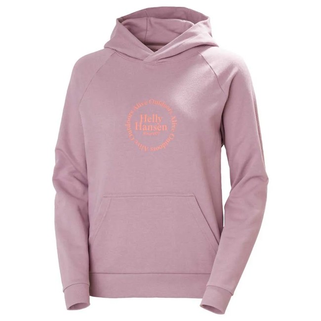 Mikina helly hansen CORE GRAPHIC HOODIE Purple Clay