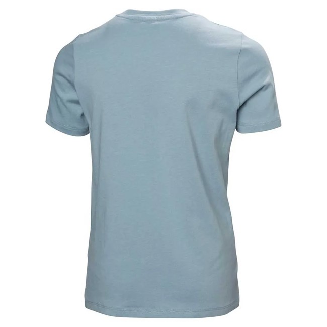Tričko helly hansen JR LOGO T-SHIRT Windy Blue