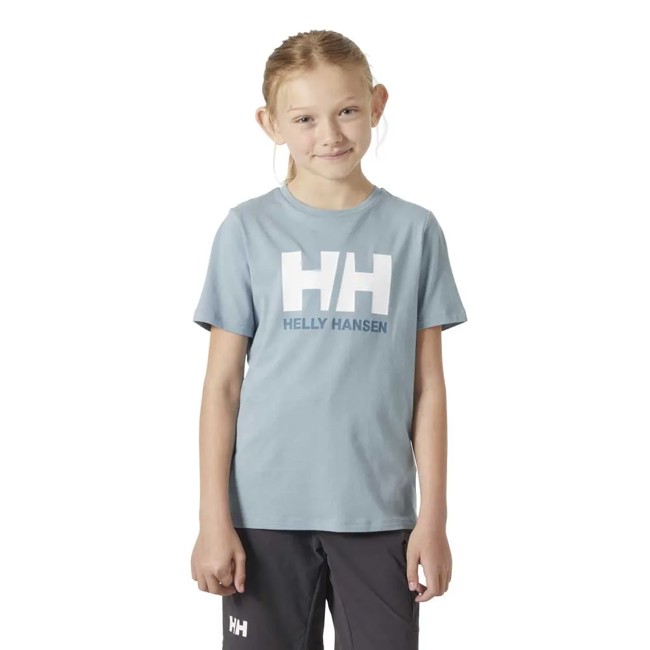 Camiseta helly hansen JR LOGO T-SHIRT Windy Blue