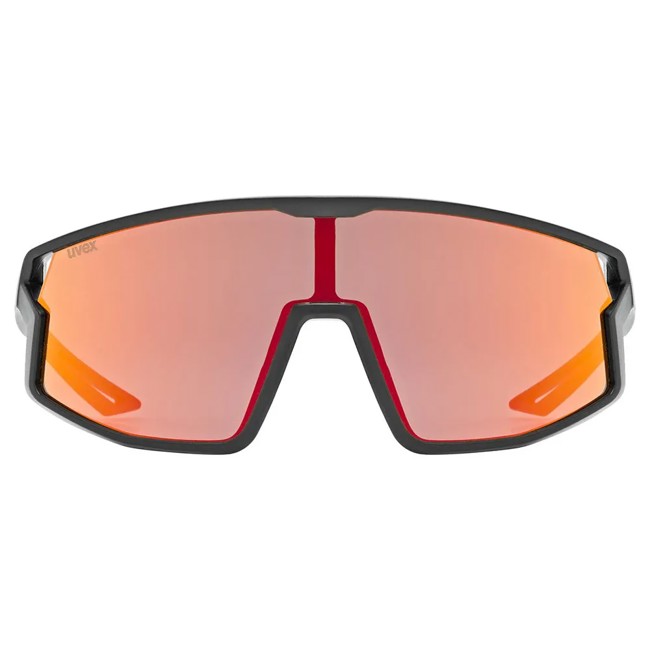 Bril Uvex Skyryse Jr Black Matt/red C3