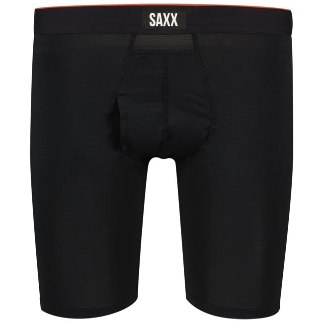 Boxerky saxx MESH L BOXER BRIEF FLY Black