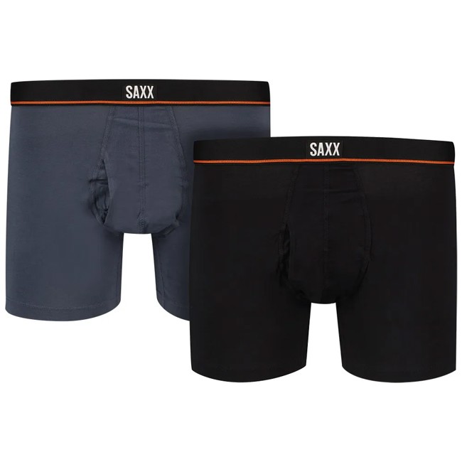 Boxerky saxx STRETCH BOXER BRIEF FLY 2PK