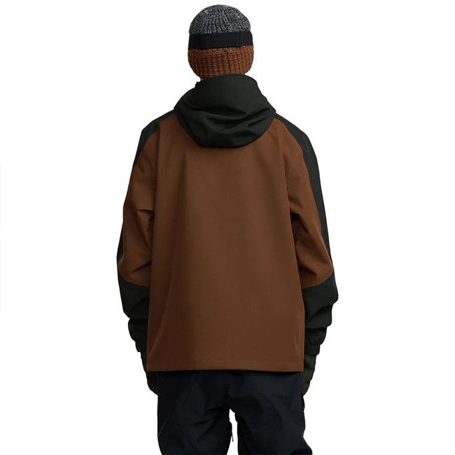 Volcom Jacket Brighton Full Zip Brown