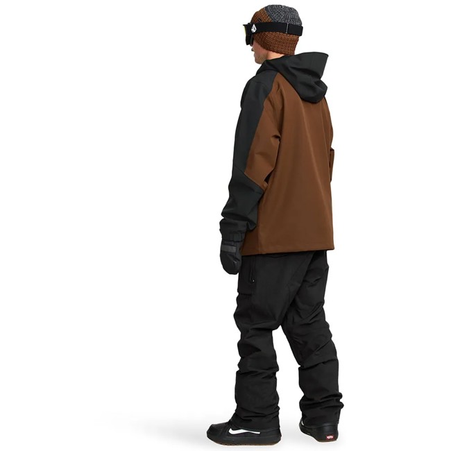 Volcom Jacket Brighton Full Zip Brown