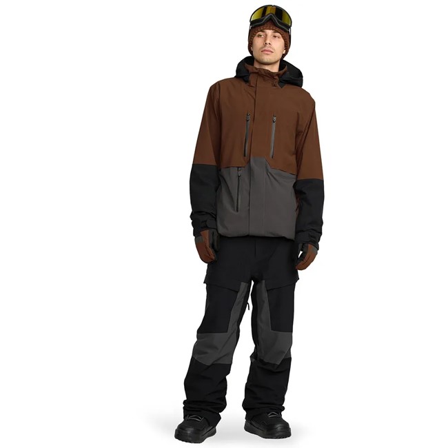 Volcom Jacket Rnge Stretch 30k Brown