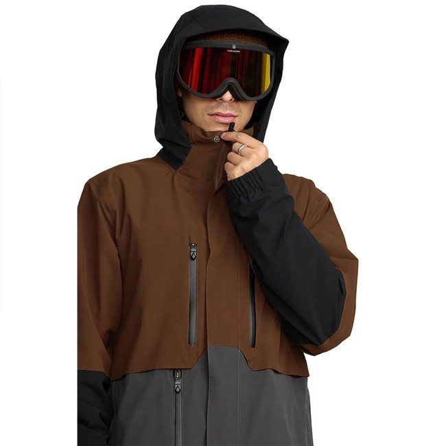 Volcom Jacket Rnge Stretch 30k Brown