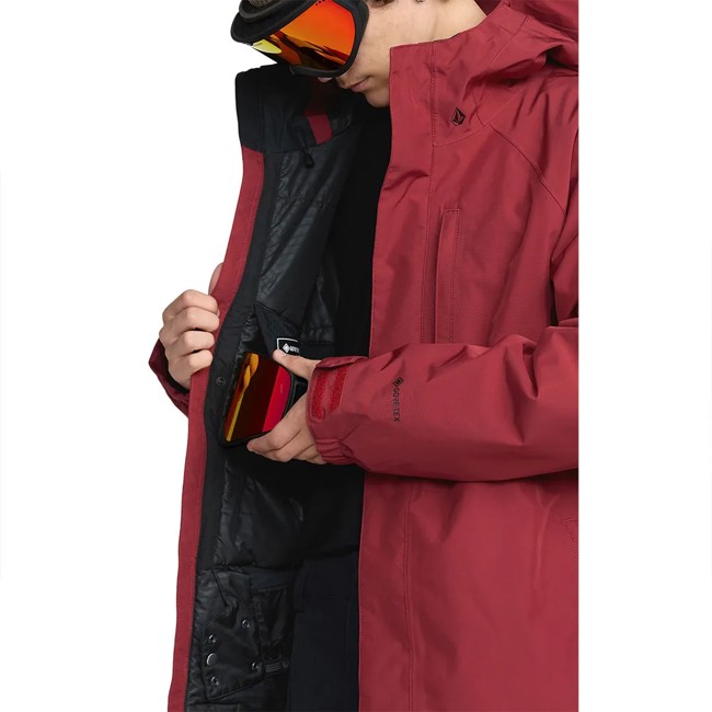 Volcom Jacket Dua Ins Gore-tex Burnt Red
