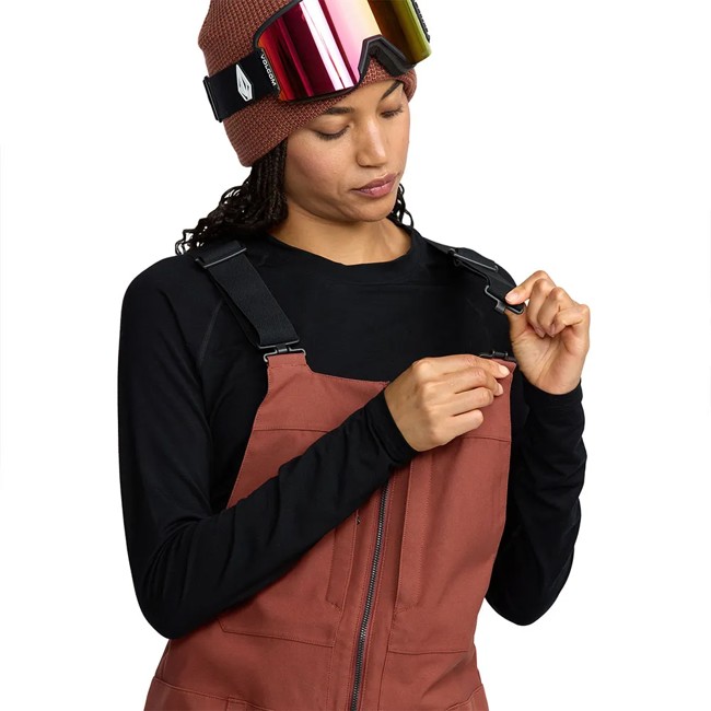 Pantalone Volcom Swift Bib Overall Henna