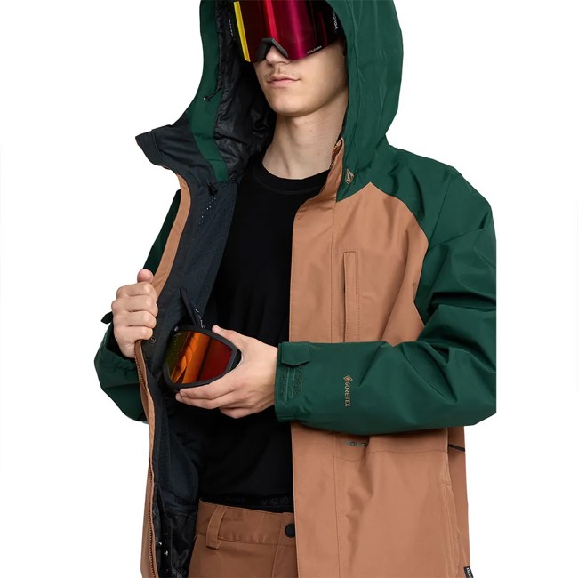Volcom Jacket Dua Ins Gore-tex Terra Brown