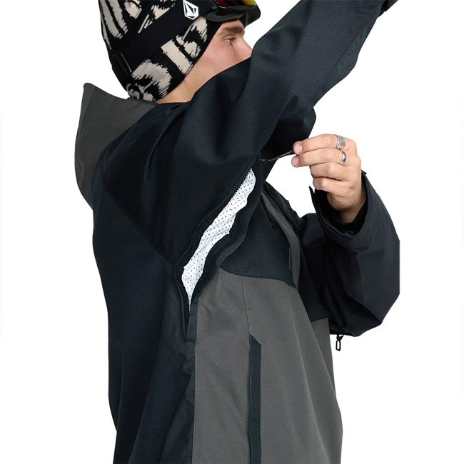 Volcom Jacket Hossegor 20k Pullover Black