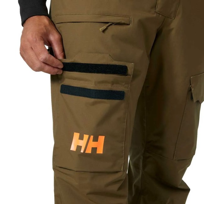 Helly Hansen Pants Sogn Bib Cargo Sepia