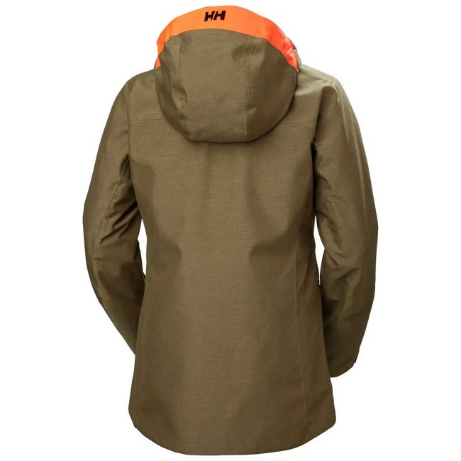 Helly Hansen Jacket W Powderqueen 3.0 Sepia