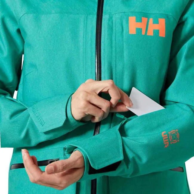 Chaqueta Helly Hansen W Powderqueen 3.0 Signal Gree