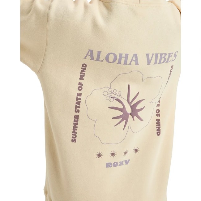 Felpa Roxy Stkd Hd Vt Parchment