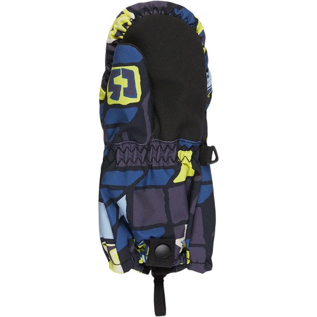 Manoplas Quiksilver Indie Kids 3d Checker Yellow Plum