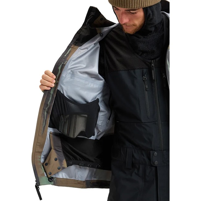 Quiksilver Jacket Highline Pro 3l Bloomfade Dark Ivy