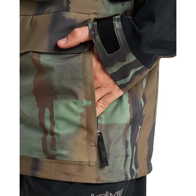 Quiksilver Jacket Highline Pro 3l Bloomfade Dark Ivy