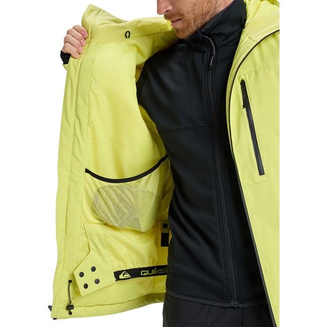 Quiksilver Jacket Sycamore Solid Yellow Plum
