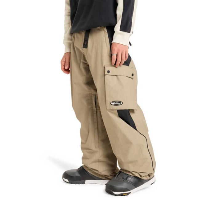 Calças Quiksilver Snow Down Cargo Fallen Rock Ripstop