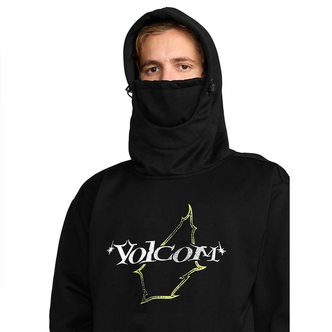 Jopica S Kapuco Volcom Hydro Riding Hoodie Black