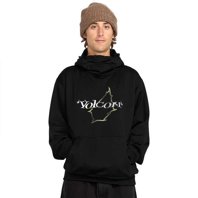 Jopica S Kapuco Volcom Hydro Riding Hoodie Black