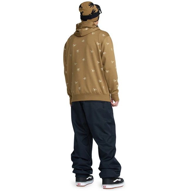 Fliskakna Volcom Hydro Riding Hoodie Bronze