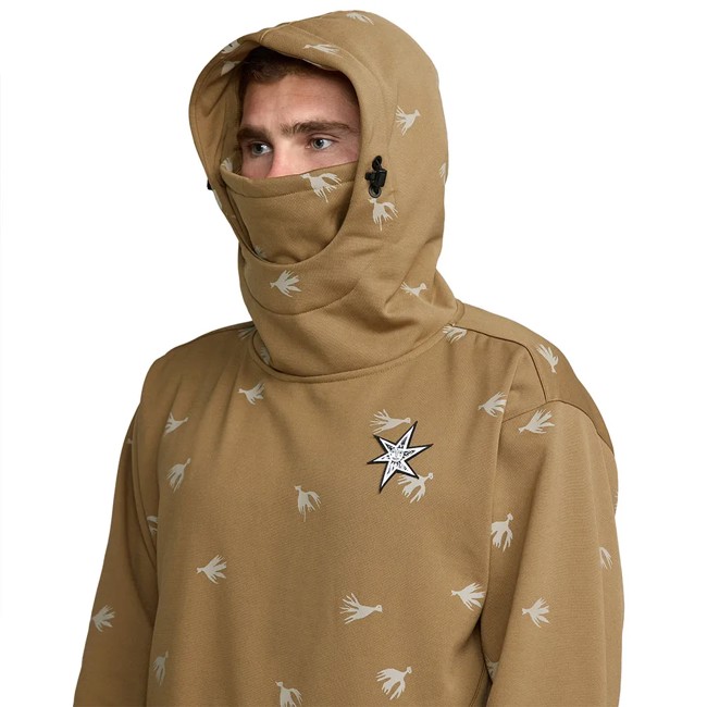 Fliskakna Volcom Hydro Riding Hoodie Bronze