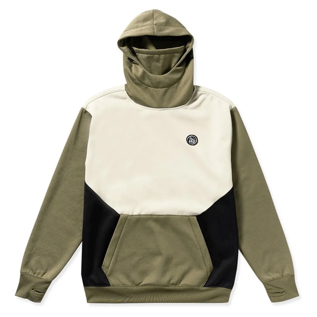 Fliskakna Volcom Hydro Riding Hoodie Military