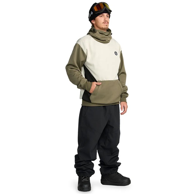 Fliskakna Volcom Hydro Riding Hoodie Military
