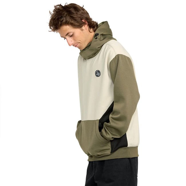 Fliskakna Volcom Hydro Riding Hoodie Military