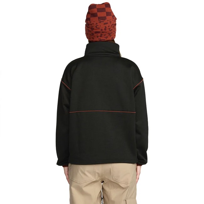 Felpa Volcom Hydro 1/4 Zip Black