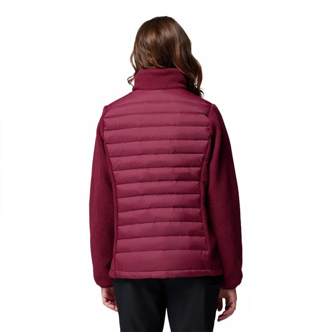 Chaqueta Columbia Peak Hybrid Jkt Rich Wine