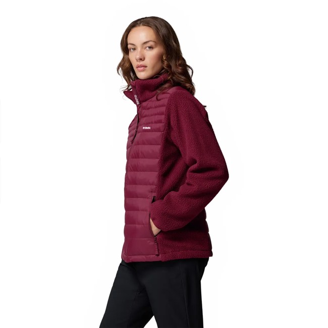 Chaqueta Columbia Peak Hybrid Jkt Rich Wine