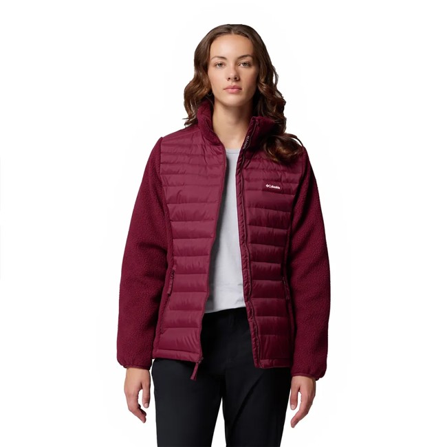 Chaqueta Columbia Peak Hybrid Jkt Rich Wine
