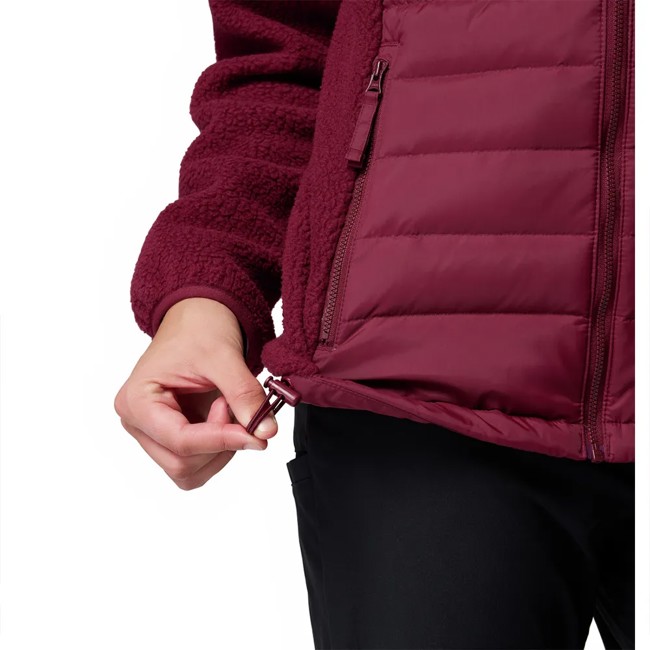 Chaqueta Columbia Peak Hybrid Jkt Rich Wine
