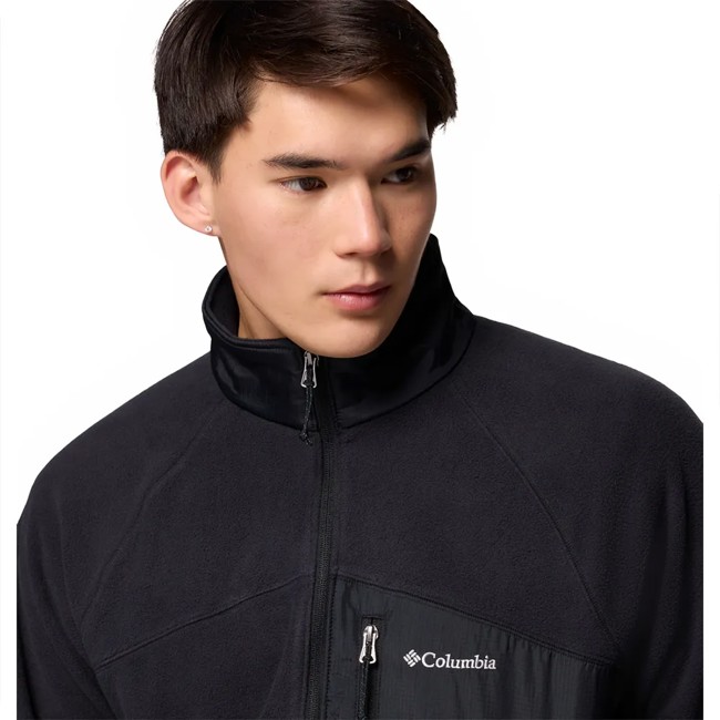 Fleece Columbia Fast Trek Overlay Fz Black