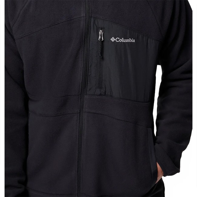 Fleece Columbia Fast Trek Overlay Fz Black