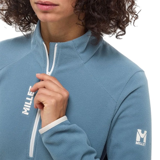 Forro Polar Millet Ubic Lightgrid Po W Coronet Blue/saphir