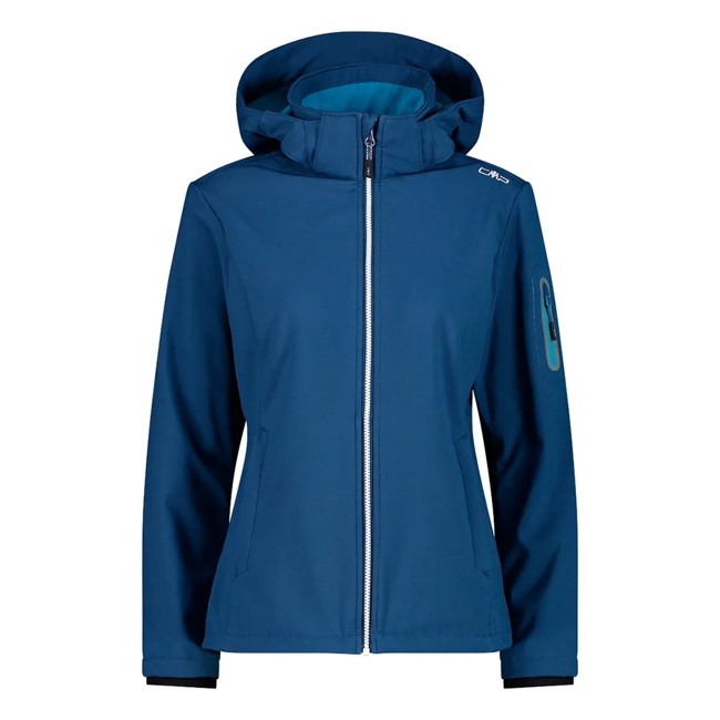 Jacke Cmp Zip Hood Blue Ink