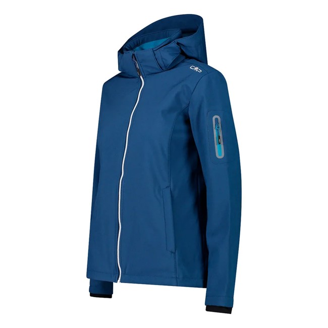 Jacke Cmp Zip Hood Blue Ink