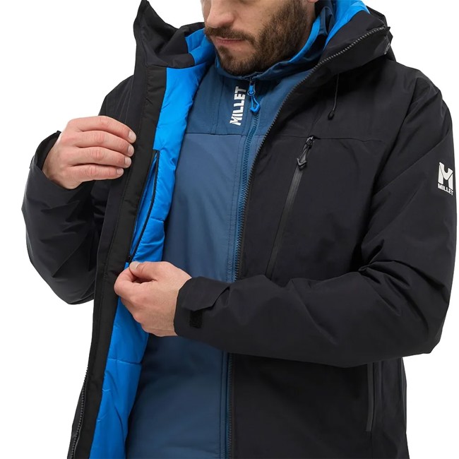 Millet Jacket Seneca Gtx 2l Warm Jkt M Black - Noir