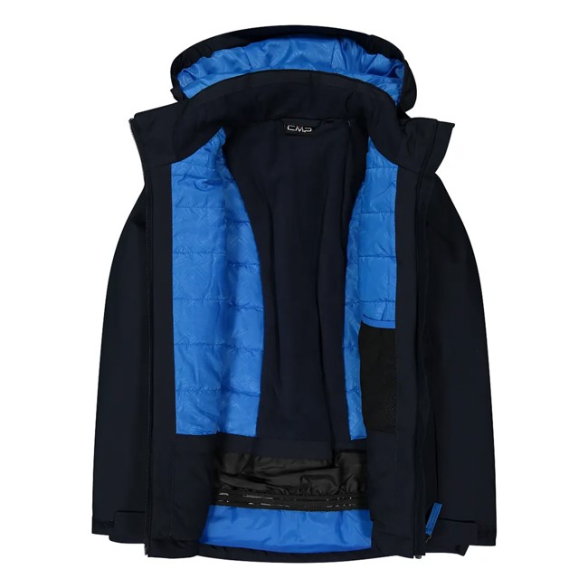 Cmp Jacket Kid Jacket Snaps Hood Bblueroy
